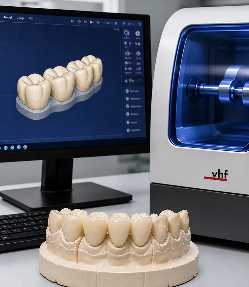 Flusso digitale per progettazione odontotecnica e dispositivi su misura