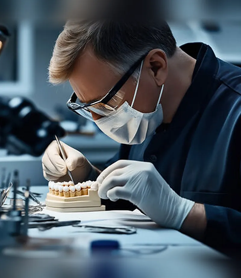 Manufatti protesici su misura realizzati in collaborazione con laboratori odontotecnici