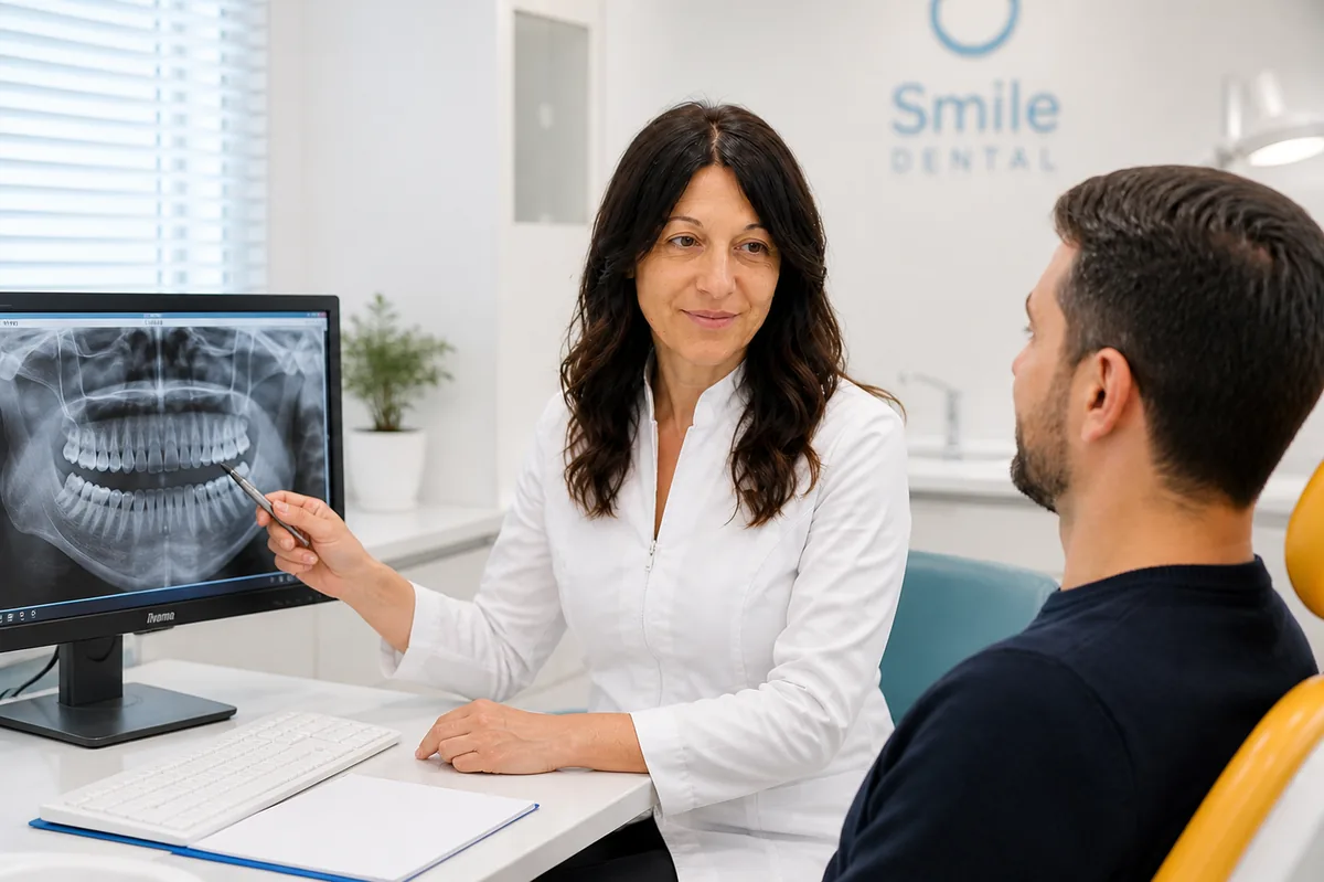 Colloquio durante la prima visita da Smile Dental